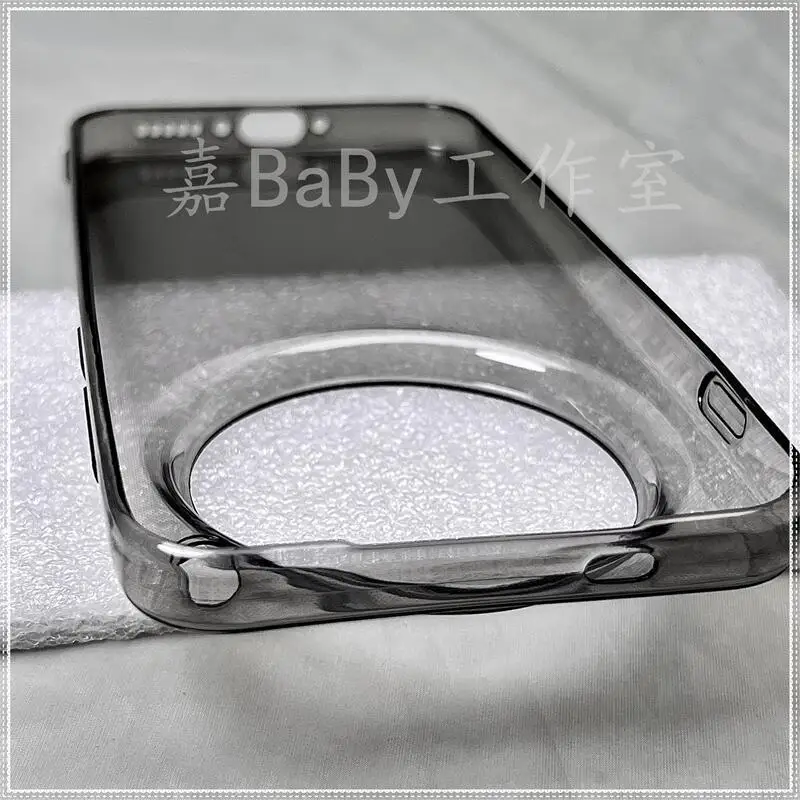 Transparent Shockproof TPU Silicone Phone Case - Lightweight and Durable Cover