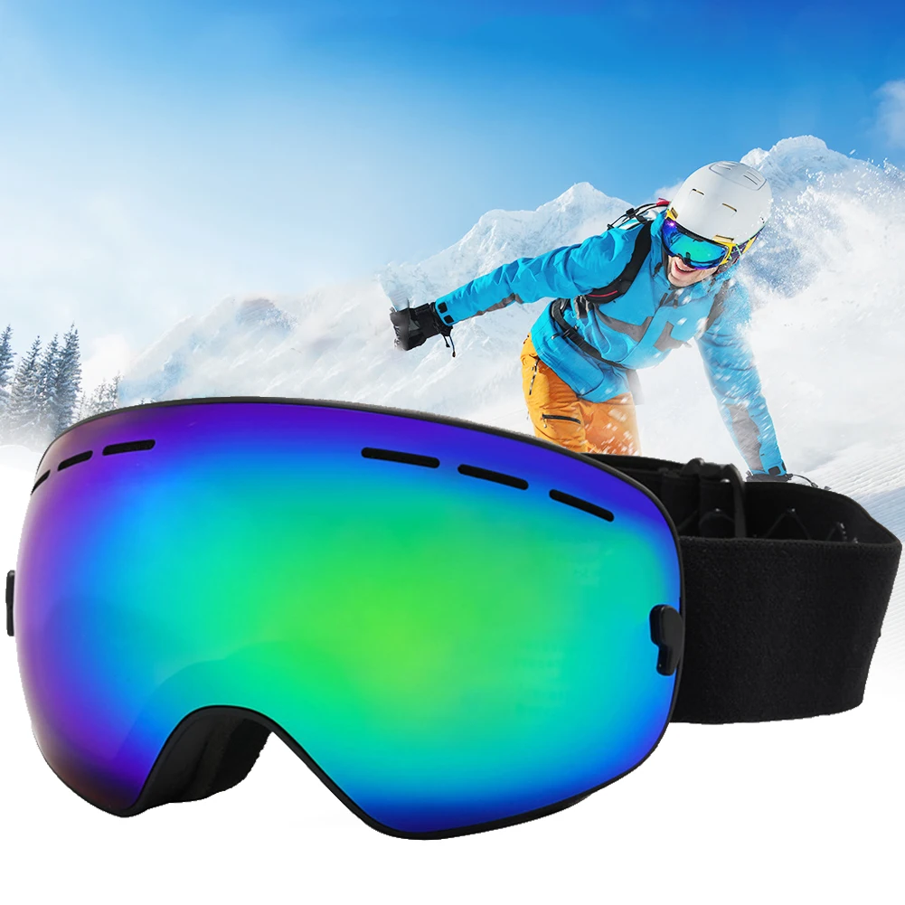 Ski Goggles Double Layers Anti-fog UV400 Snowboard Snow Goggles Snowmobile  Glasses Eyewear Outdoor Sport Skiing Googles - AliExpress
