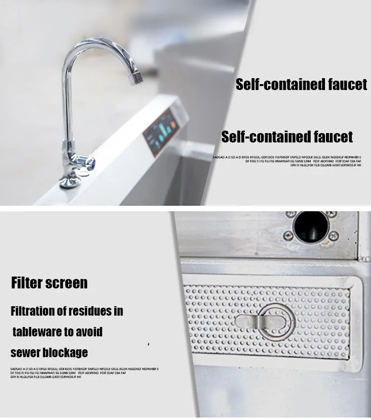 2022 Luxury Commercial Cleaning The Bowl Automatic Ultrasonic Dishwasher Machine 5