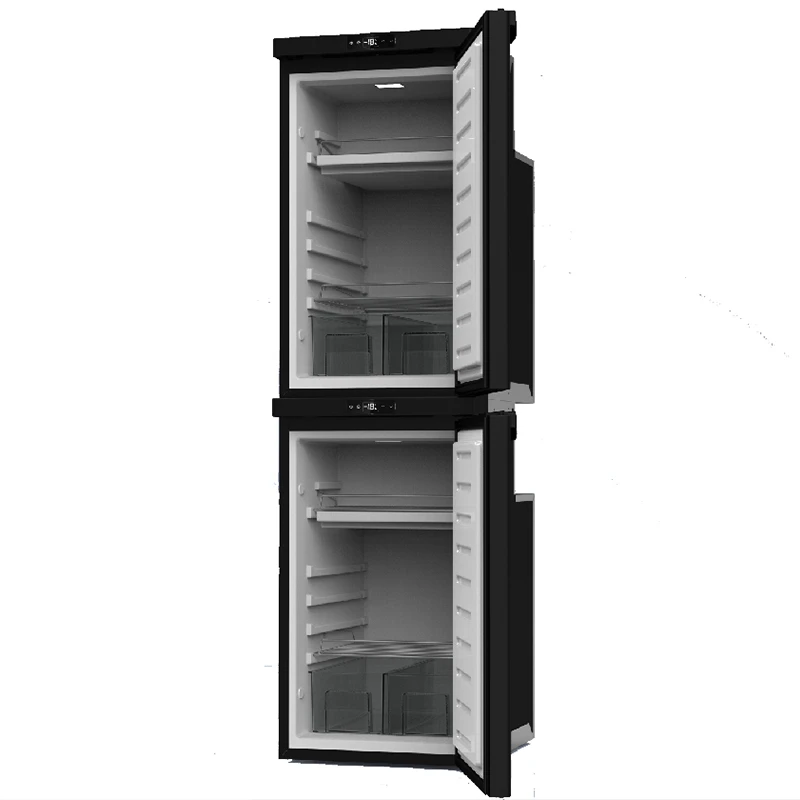 

Retrofitting of a 12/24V refrigerated and refrigerated refrigerator for Indre RV, with adjustable large capacity
