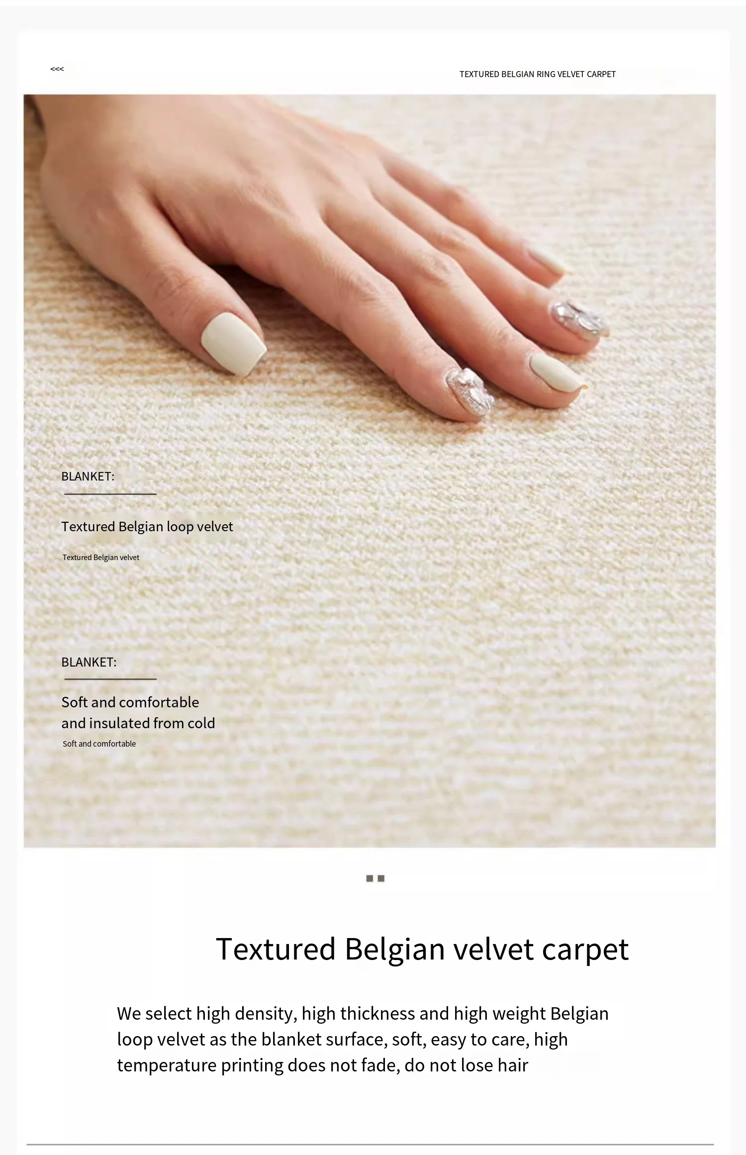 Cream Style Carpet | Modern Striped Area Rug - Non Slip Mat for Living Room