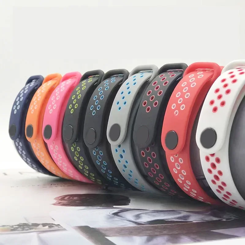 Metal Buckle Metal Buckle For Mi Band Strap 7 6 5 4 3 Button For Xiaomi Bracelet 6 7 8 Smart Watch Accessories