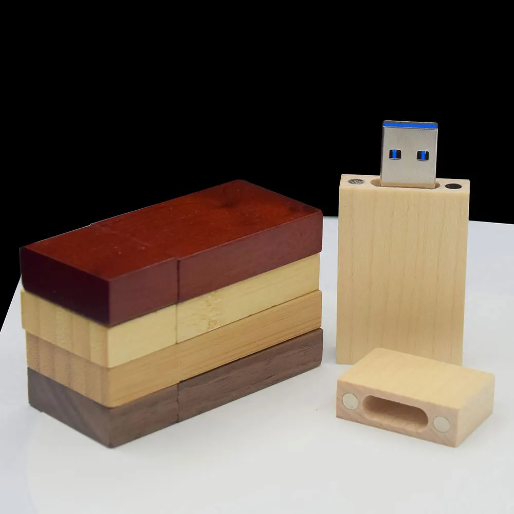 10개/묶음 USB 플래시 드라이브 3.0 고속 메이플 우드 대나무 펜 드라이브 4GB 8GB 16GB 32GB 64GB 128GB 펜드라이브 무료 로고 선물 USB