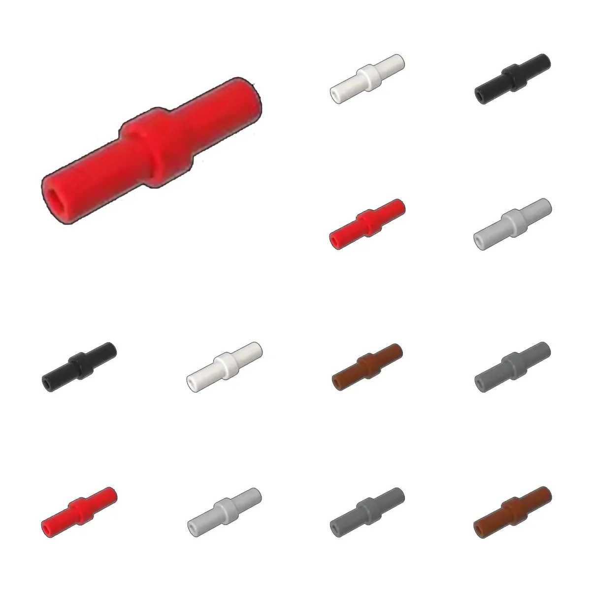 50 Stück 78258 Bar 2L Bausteine mit Stopperring, High-Tech-Steine, Partikel-Puzzle, Lernspielzeug, Geburtstagsgeschenke für Kinder