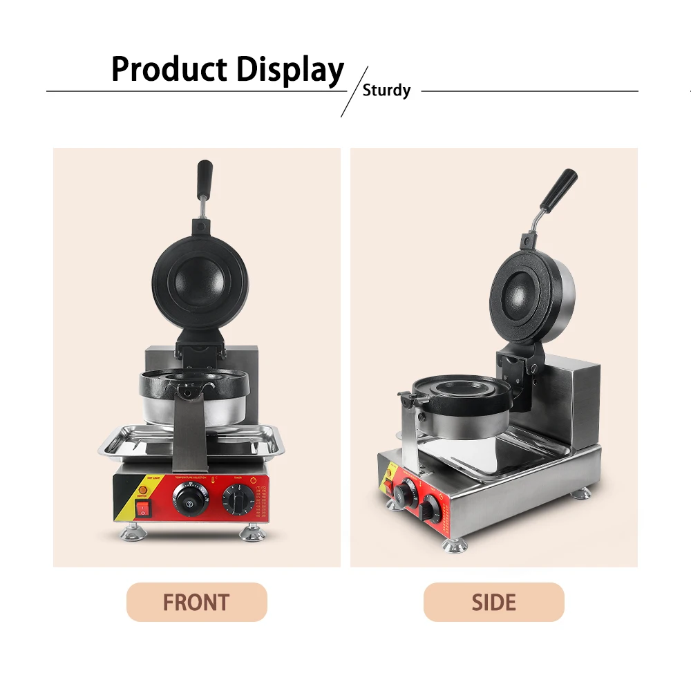 Ice Cream Hamburger Maker Burger Gelato Panini Press Machine Waffle Baking Machine Semlor Paczki Krapfen Baker Stuffed Burger