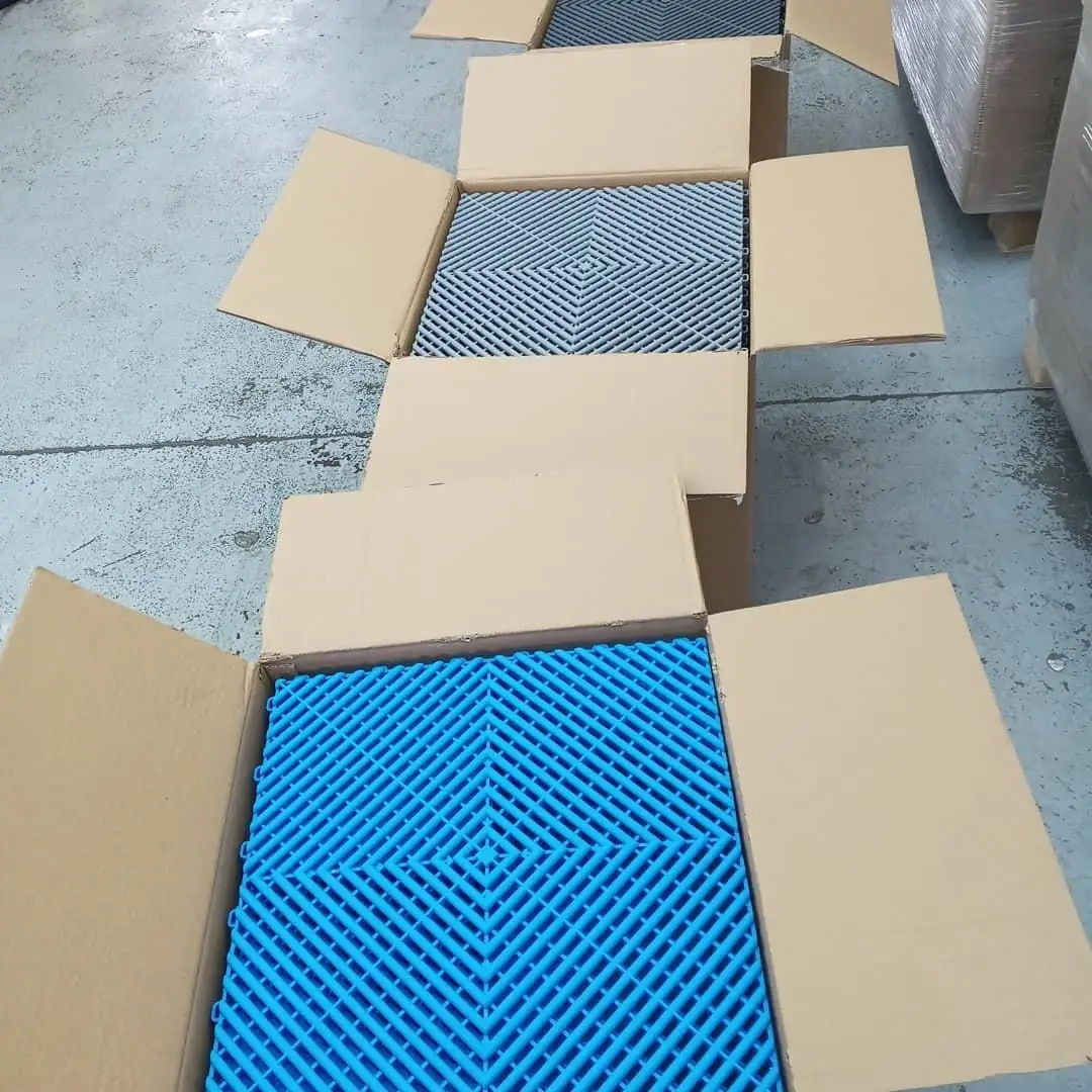 

Diy 2023 Factory Wholesalers Price Strength Car Garage Floor Grate Plastic Modular Interlocking Tiles Pp Garage Floor Tiles