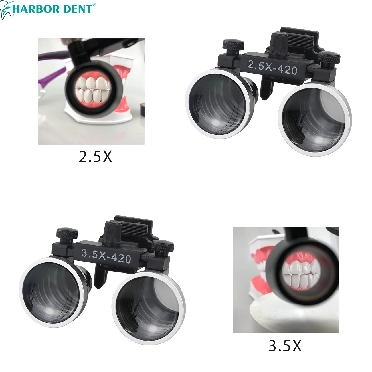 Adjustable Magnifying Glass Binocular Dental Loupes