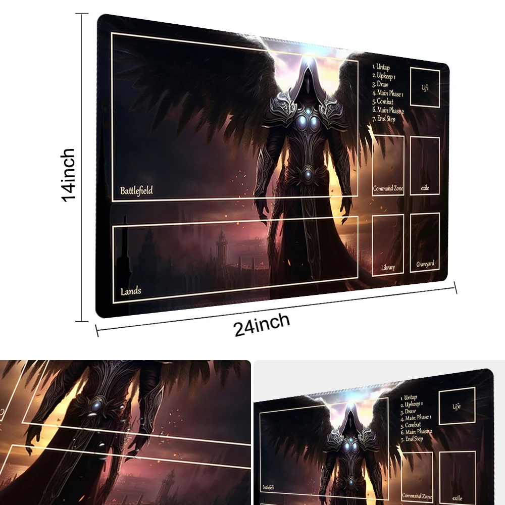 archangel-Board Game TCG Playmat Table Mat Game Size 60X35 CM Mousepad Compatible for MTG CCG