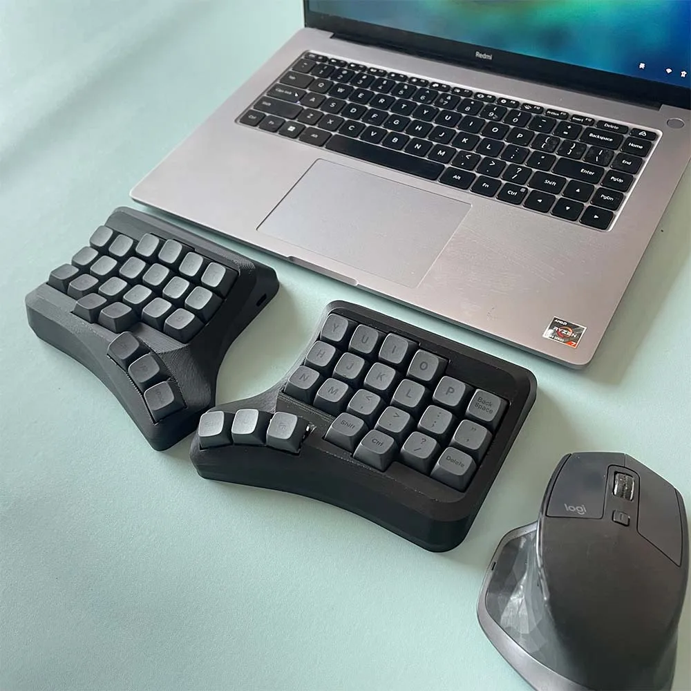 VELVET split keyboard overview