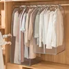 Clothes Dust Cover Bedroom Closet Hanging Floor Transparent Household Coat Dust Cover Garment Rack Cover Storage Organizer 1