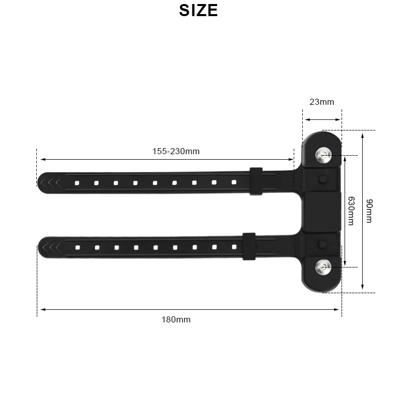 Bicycle Water Bottle Mount Adaptor Silicone Gel Bandage Kettle Cage Strap Seatpost Fork Frame Install Holder Adapter bicycle water bottle cage bicycle bottle holder water bottle holder