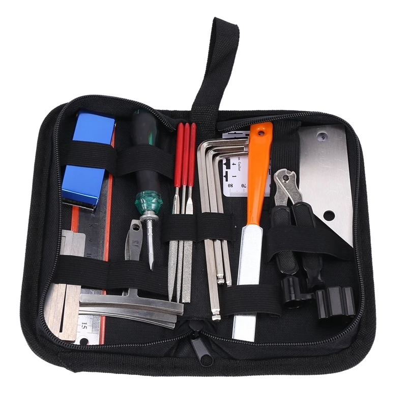 Guitar Tool Kit Repairing Maintenance Tools String Organizer String ...