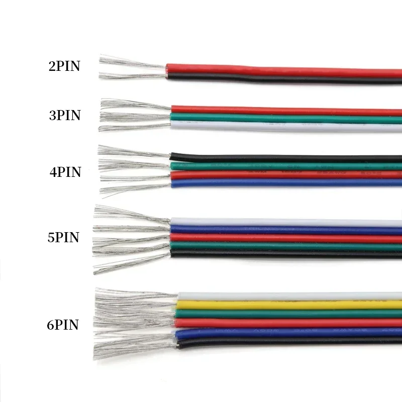 Cavo Di Estensione Per Strisce LED RGB – 50 Cm, 4 Pin, Connettore Per SMD 5050/3528/2835. 2 Pezzi. Ideale Per Prolungare Luci LED. - 2