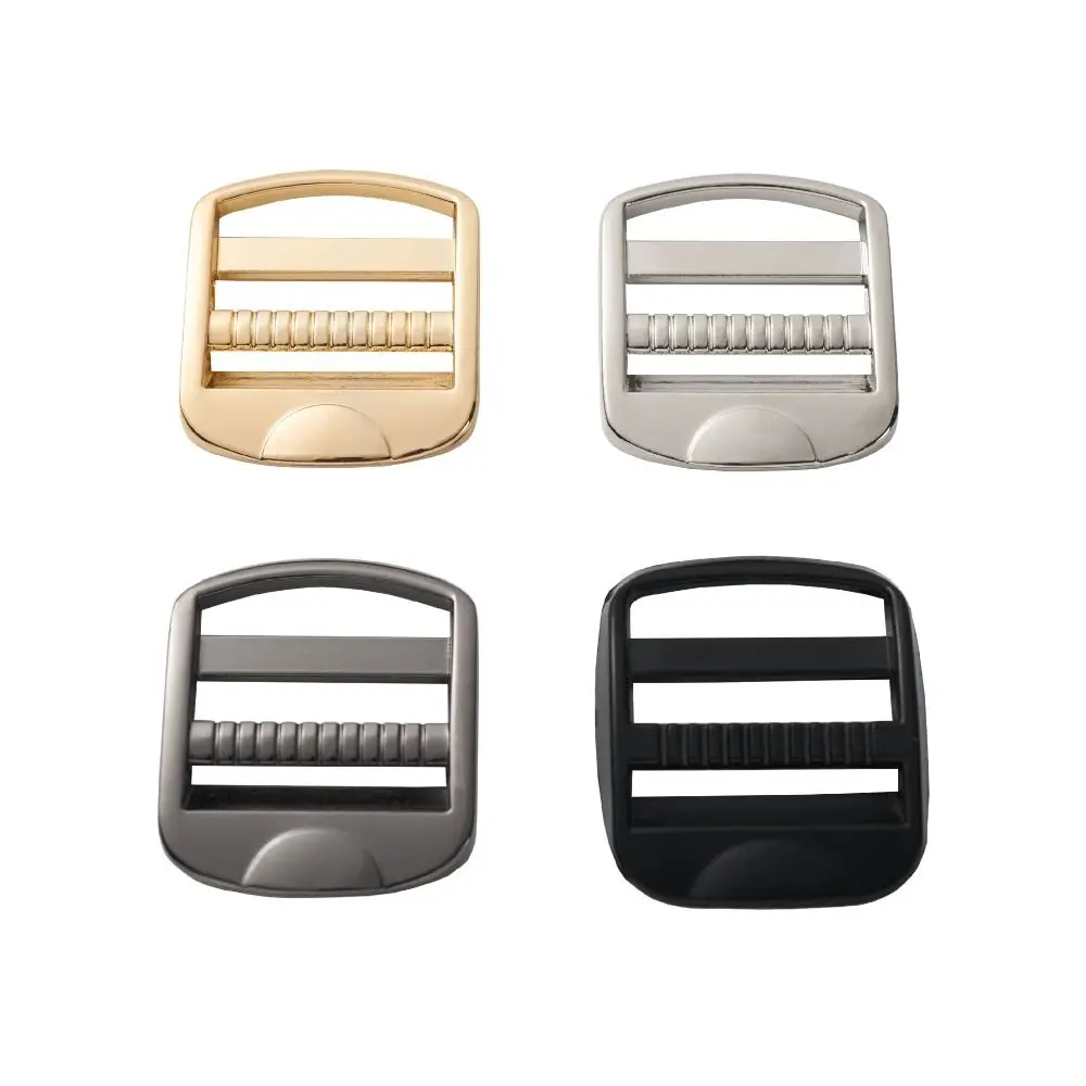 5pcs 20/25/32mm Metal Ladder Lock 3 Colors Metal Slider Adjust Buckles For DIY Backpack Straps