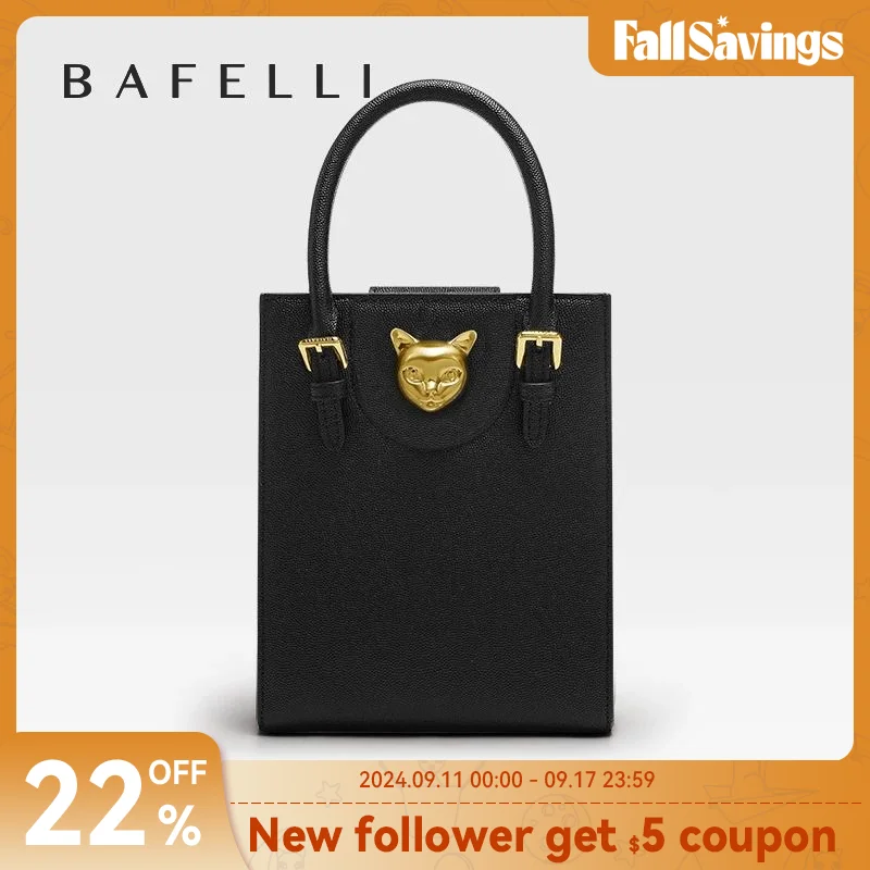 Bafelli 여성용 핸드백 고양이 오리지널 스타일 트렌드 숄더 캐주얼 백 알리 베스트 상품
