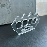 Transparent Acrylic Four-finger Unisex Outdoor Portable Tool 2