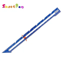 Adjustable Seam Gauge Aluminum Measuring Thickness Ruler Patchwork Quiting Seaming Tools