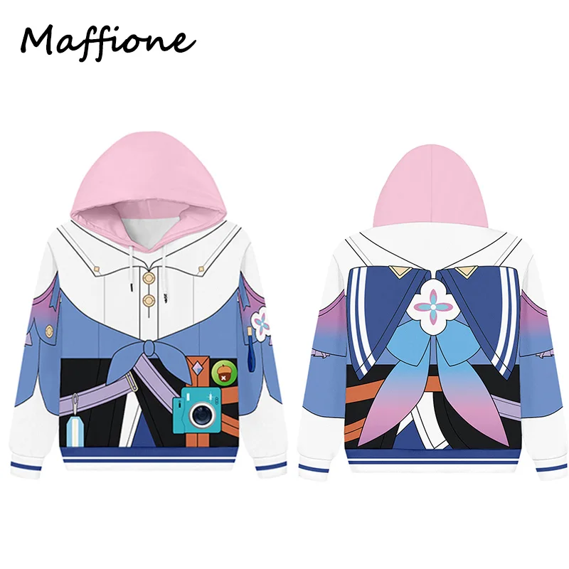 

Game Honkai Star Rail Cosplay March 7th Sweater Hoodie Girls 3D Printed Hooded Sweatshirt Women Casual Streetwear Pullover