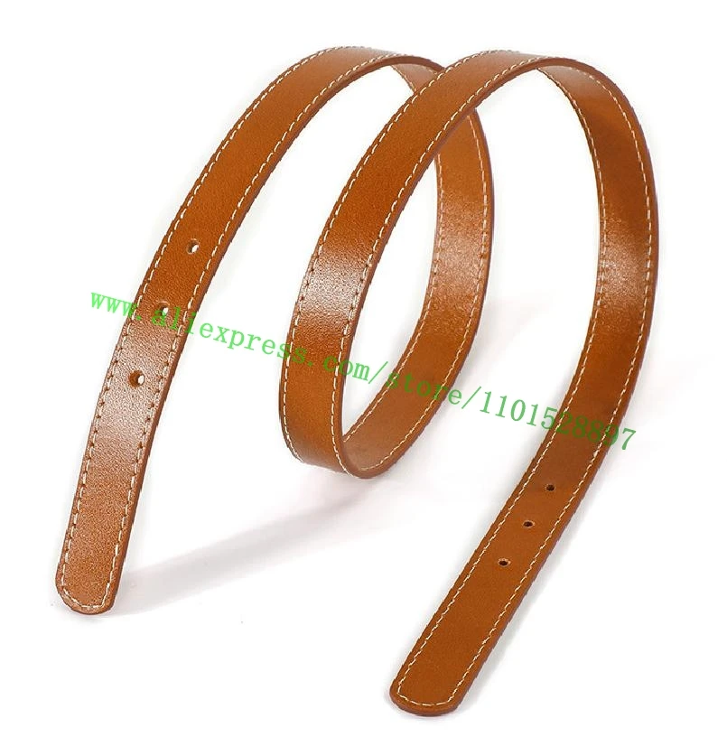 Tan Brown Calfskin Bag Strap Shoulder Carry Belt Replacement For Designer Women Handbag Lady Bessace Purse 2cm Width 92cm Length
