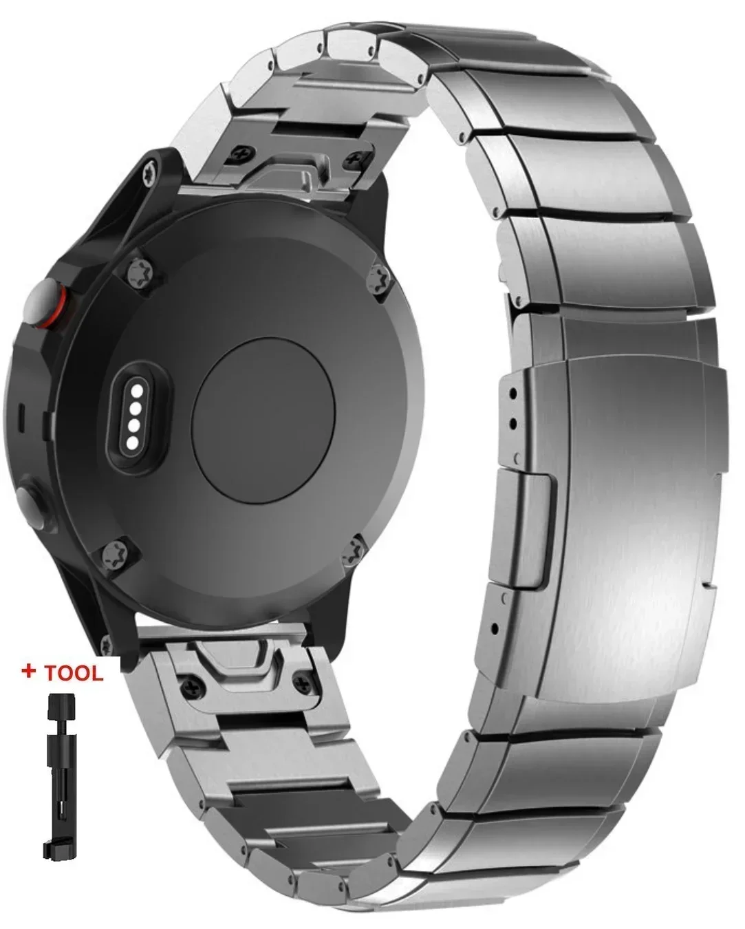 Premium Titanium Quickfit Watch Strap - 26mm/22mm Metal Release Band