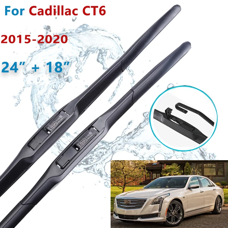 CarWiperBladesForCadillacCT620152020WindshieldWindscreenFront