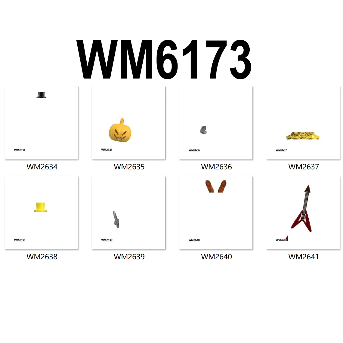 빌딩 블록 미니 피규어 장식 조각 DIY 액션 피규어 모델 어린이를위한 무서운 장난감 WM6074 WM6173 WM6097 WM6206 WM6170