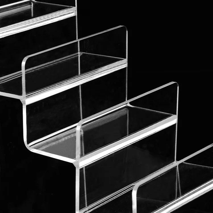 Acrylic Wallet Stand Multi-layer Staircase Transparent Holder for Credit Card Display Mobile Phone Mask Organizer Faion Acc...