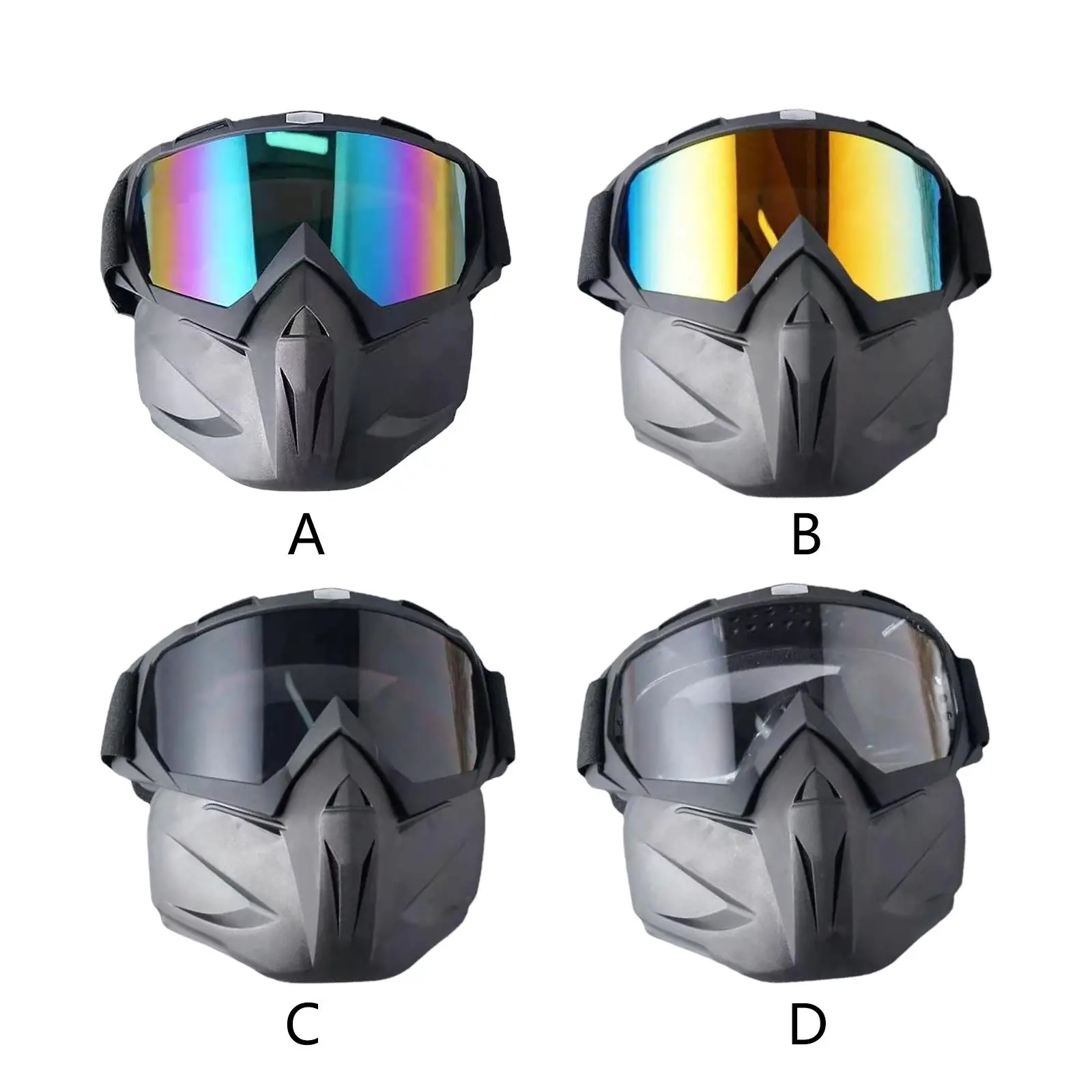 

Motorcycle Goggles Mask Helmet Riding Goggles Windproof Fit for Riding Ski
