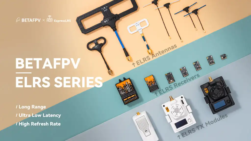 BETAFPV SuperD ELRS 2,4G Diversity Empfänger RX 2T Antennen TCXO IN + SuperG Nano ELRS Sender Für RC FPV Freestyle r2.Drone – Detail 14