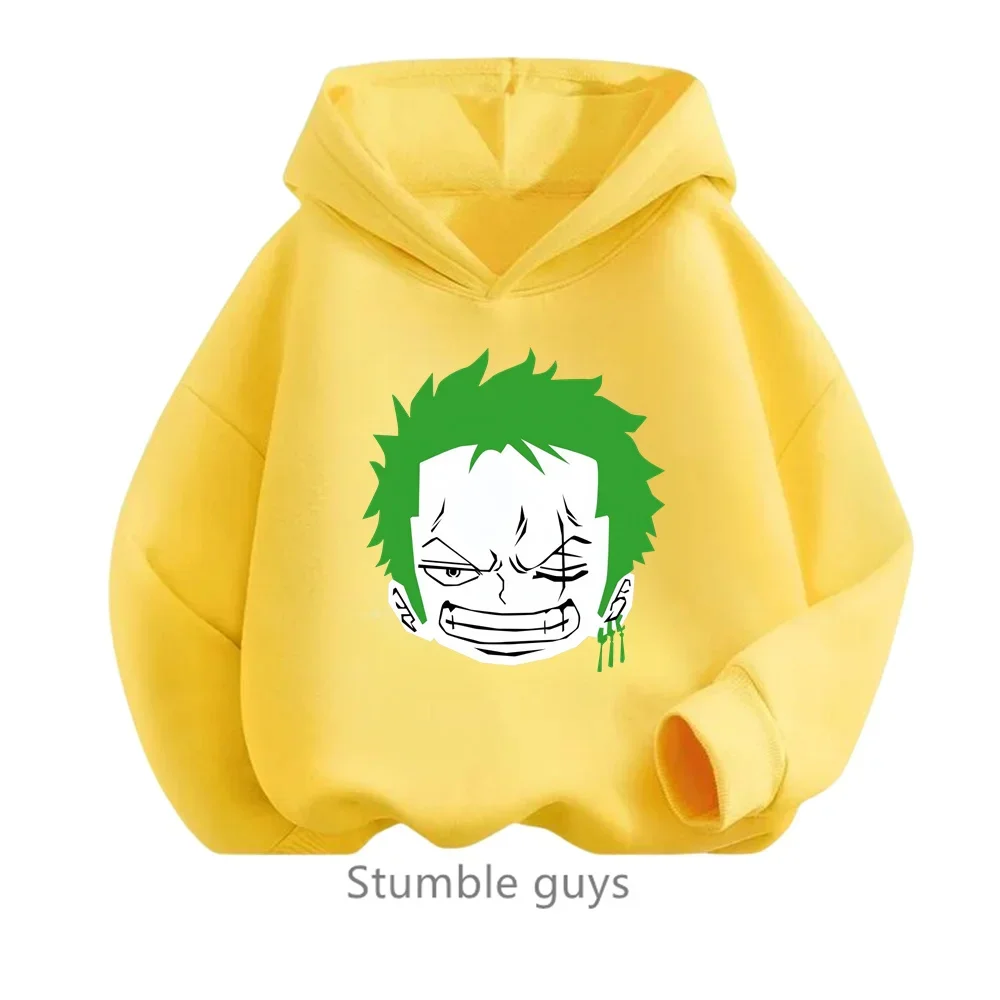 thumbnail image 1 of Sudadera con capucha de una pieza, ropa de anime para niños, ropa para niños, primavera y otoño, ropa para niñas, sudadera con dibujos animados de Luffy Zoro, traje para adolescentes, camisetas con ca, 1 of 5