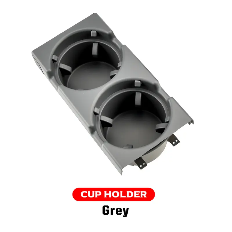 New Double Hole Car Styling Front Center Console Storage Box Coin + Cup Holder For Bmw 3 Series E46 323i 318I 98-06 51168217953 - Image 12