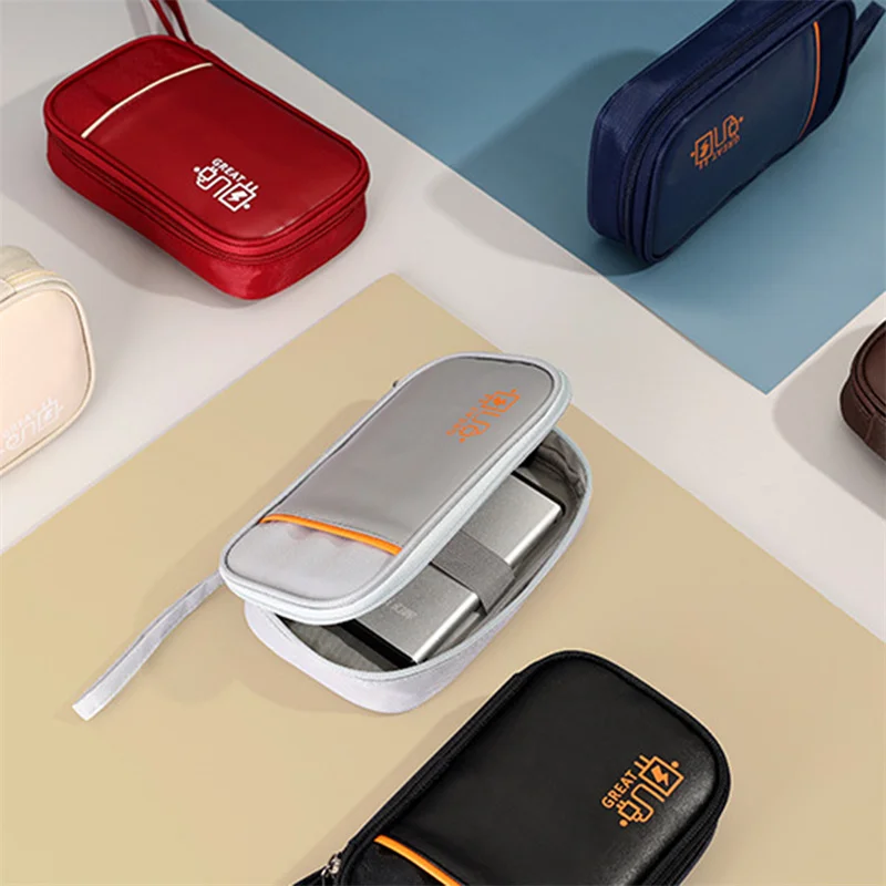 

Portable Cable Digital Storage Bags Organizer USB Gadgets Wires Charger Power Battery Zipper Cosmetic Bag Case Accessories