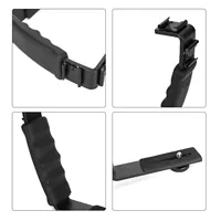 Camera Flash L Bracket  Hot Shoes Holder Mount Adapter Mount DV Microphone LED Light L Flash Bracket Hot Shoe Flash Bracket 6