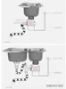 Garbage disposer household kitchen sink sewer food waste grinder air switch no need to open holes easy to install 6