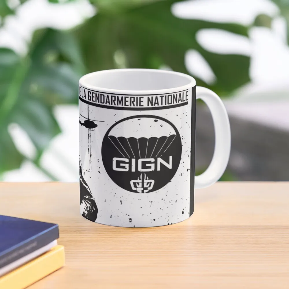 

GIGN Elite Forces National Gendarmerie Intervention Group Coffee Mug Glass Cups Tea Cups Mug