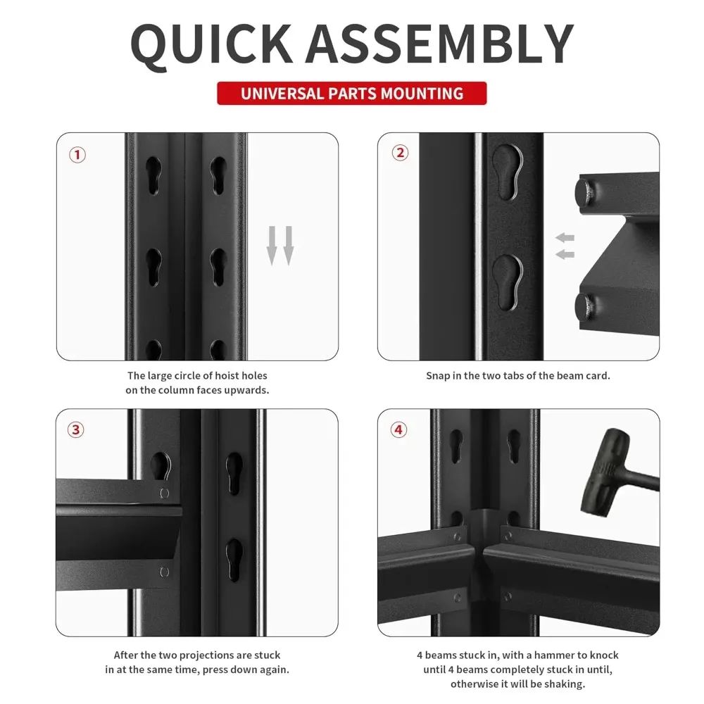 5-Tier Metal Storage Shelf 6