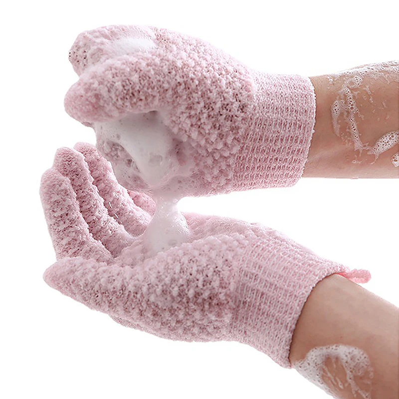 1pc SPA Peeling Exfoliating Scrub Gloves Scrub Shower Bath Gloves Massage For Body Scrub Sponge Wash Skin Moisturizing Mitt 5