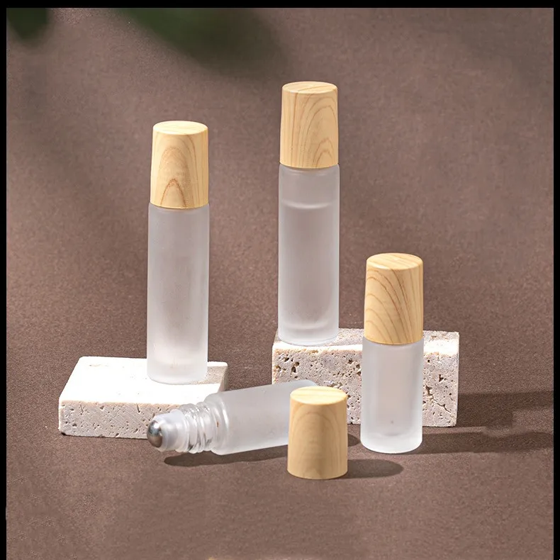 10X 5ml/10ml Empty Perfume Roll Roller Ball Bottle On Plastic Stainless