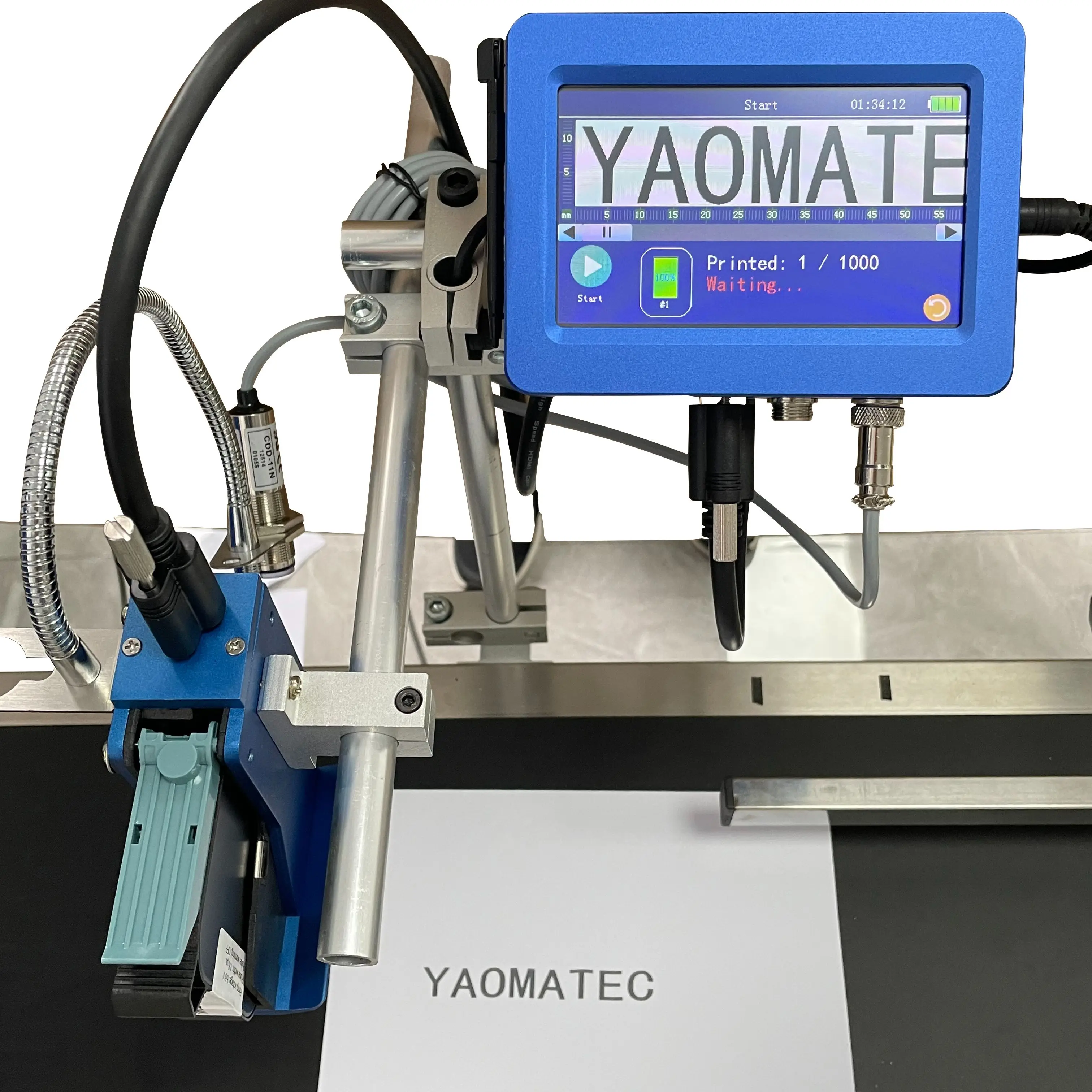 12.7mm 24 languages automatic coding machine expiry date printer mask printer On