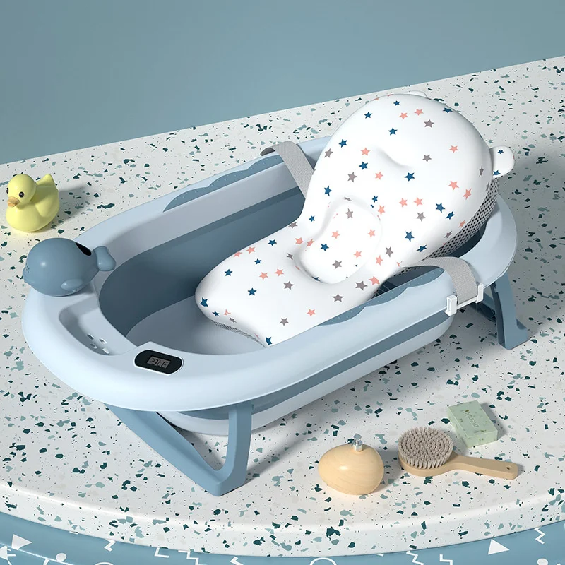 Hone Sit And Lie Down Baby Bathtub Intelligent Temperature Foldable