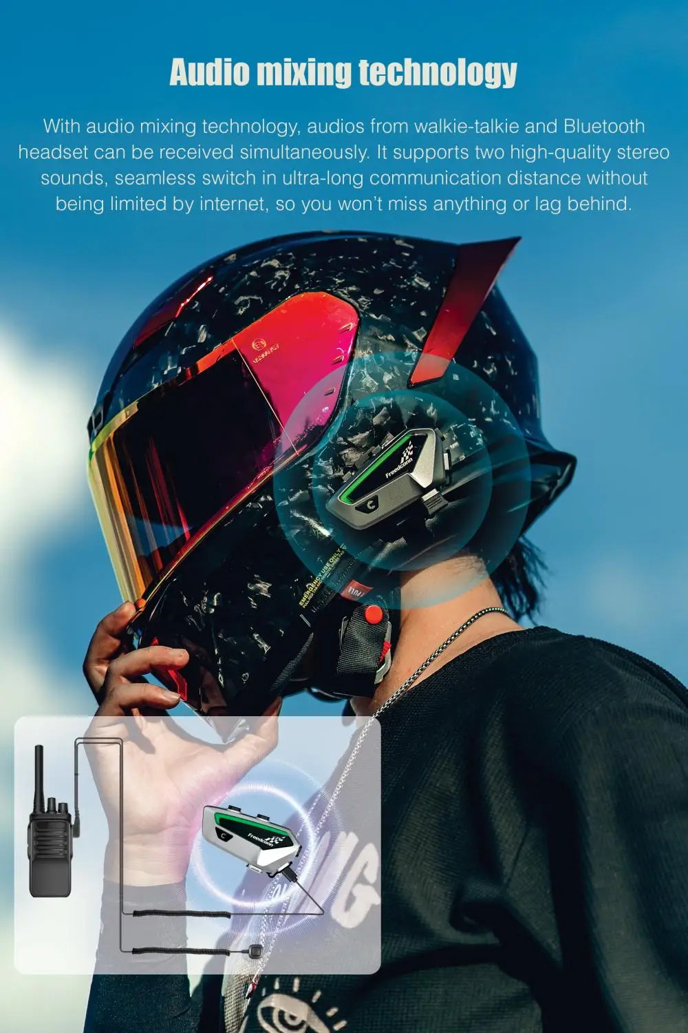 Freedconn FX   ,  5.0 , 1500M 10 ̴,  , FM  Ŀ´