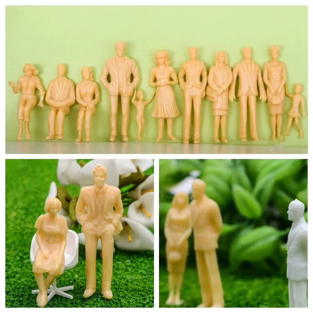 

20pcs Skin Colour Dollhouse Decor DIY Character Model Building Model People Figures Sand Table Scene Scene Materials