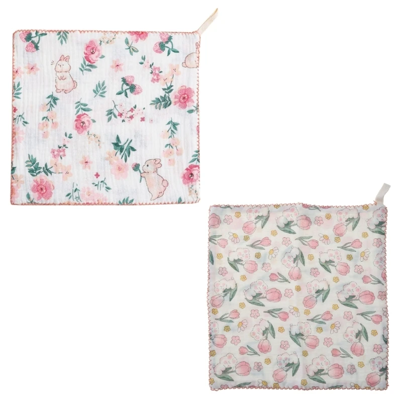 

Floral Cotton Muslin Baby Towels Absorbent Gauze Cloth Newborn Feeding