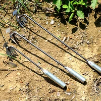 Weeding Artifact Uprooting Weeding Tool Steel Weed Puller Dual Purpose Hand Remover for Garden Yard Farm Weed Removal 2