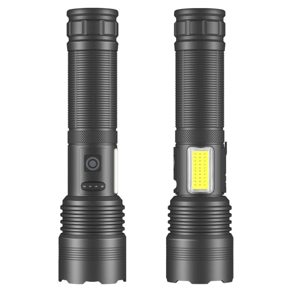 

Outdoor XHP70 Flashlight Rechargeable Strong Light TYPE-C Charging IPX4 Waterproof Torch For Outdoor Camping Fishing Hiking