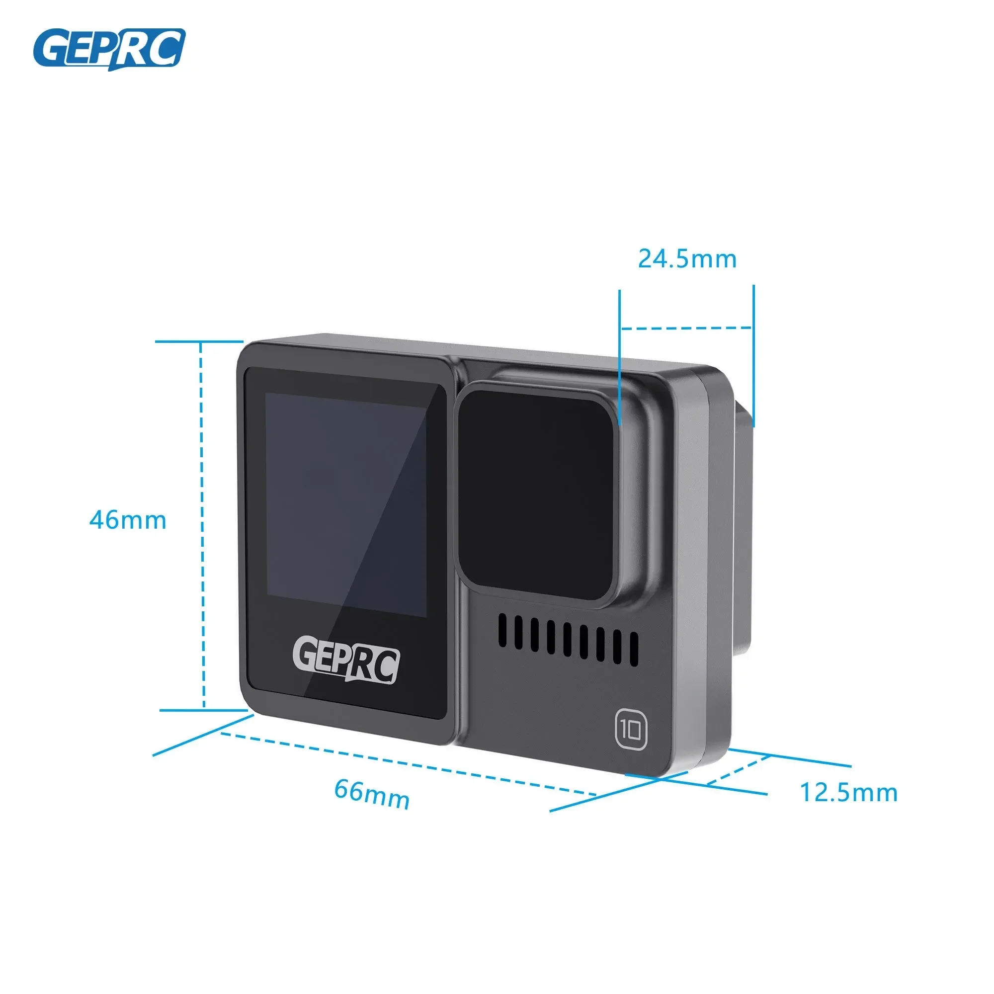 Kit Coque Drone FPV GEPRC GP9/10/11/12 Naked Camera Aluminium CNC 46,7g