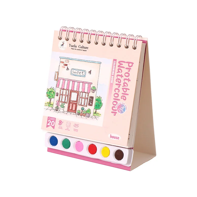 Kids Spiral Gouache Art Set 4