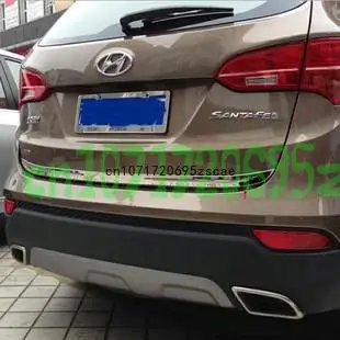 2013 2014 2015 2016-2018 Für Hyundai SANTA FE IX45 Hinten Boot Tür Stamm Abdeckung Trim Heckklappe Garnieren form Streifen – Detail 2