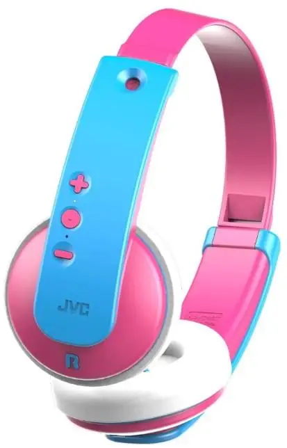 Наушники JVC беспроводные детские модель HA-KD9BT-P-E серия KIDS - Bluetooth. Цвет: