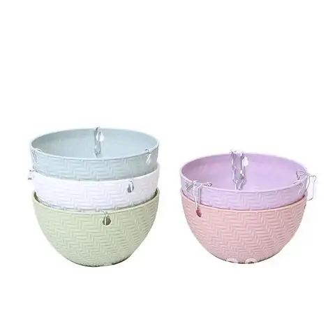 

Resin Hanging Plant Flower Pot Basket Indoor Hanger Outdoor Holder - 1pc Basketpc